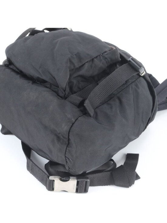 Prada Tessuto Nylon Triangle Logo Backpack Black main image 8